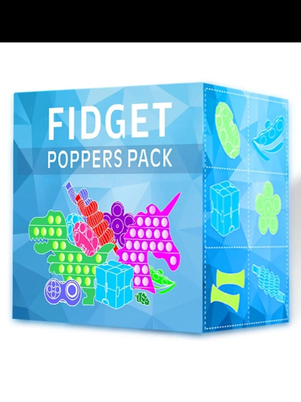 Fidget Poppers Pack - 120 Multicolor Poppers-new sealed box